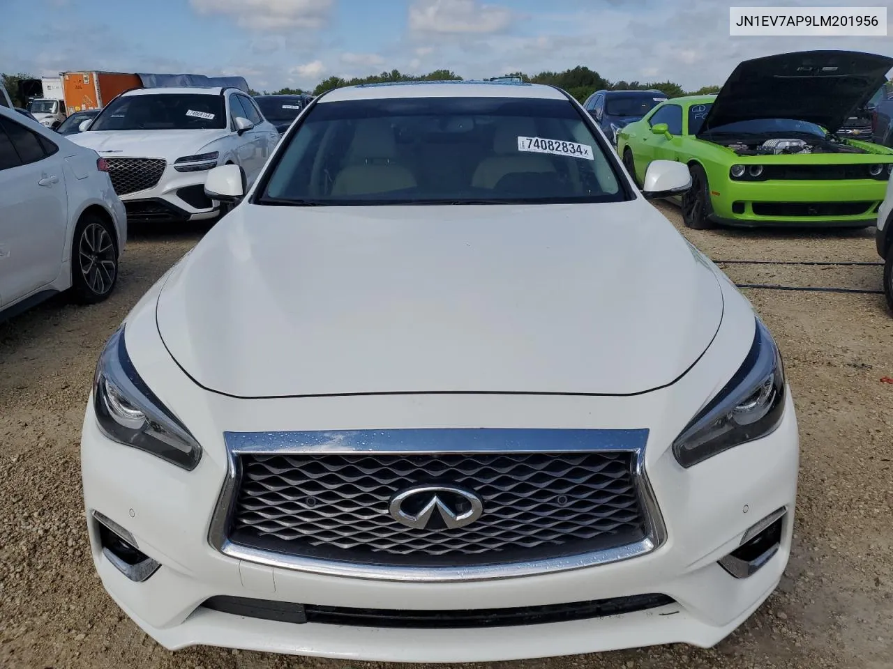 2020 Infiniti Q50 Pure VIN: JN1EV7AP9LM201956 Lot: 74082834