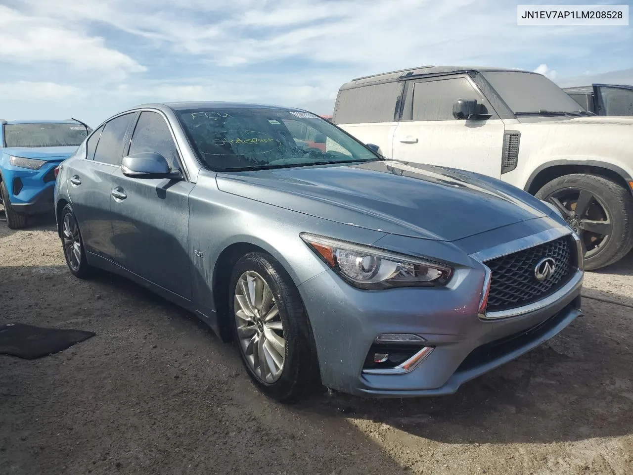 2020 Infiniti Q50 Pure VIN: JN1EV7AP1LM208528 Lot: 74817114