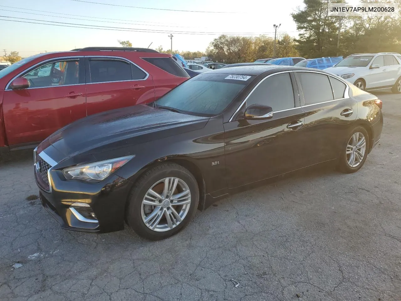 2020 Infiniti Q50 Pure VIN: JN1EV7AP9LM200628 Lot: 75230754