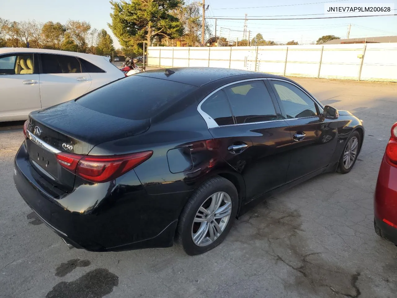 2020 Infiniti Q50 Pure VIN: JN1EV7AP9LM200628 Lot: 75230754