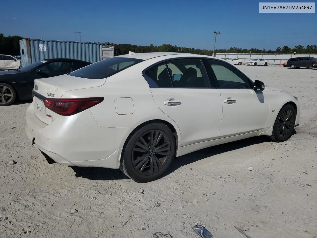 2020 Infiniti Q50 Pure VIN: JN1EV7AR7LM254897 Lot: 75274424