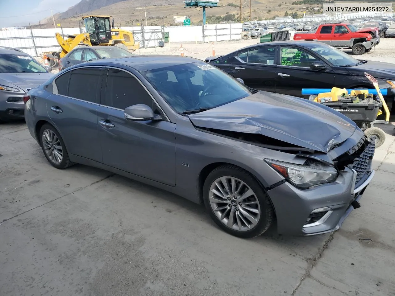 2020 Infiniti Q50 Pure VIN: JN1EV7AR0LM254272 Lot: 75409134