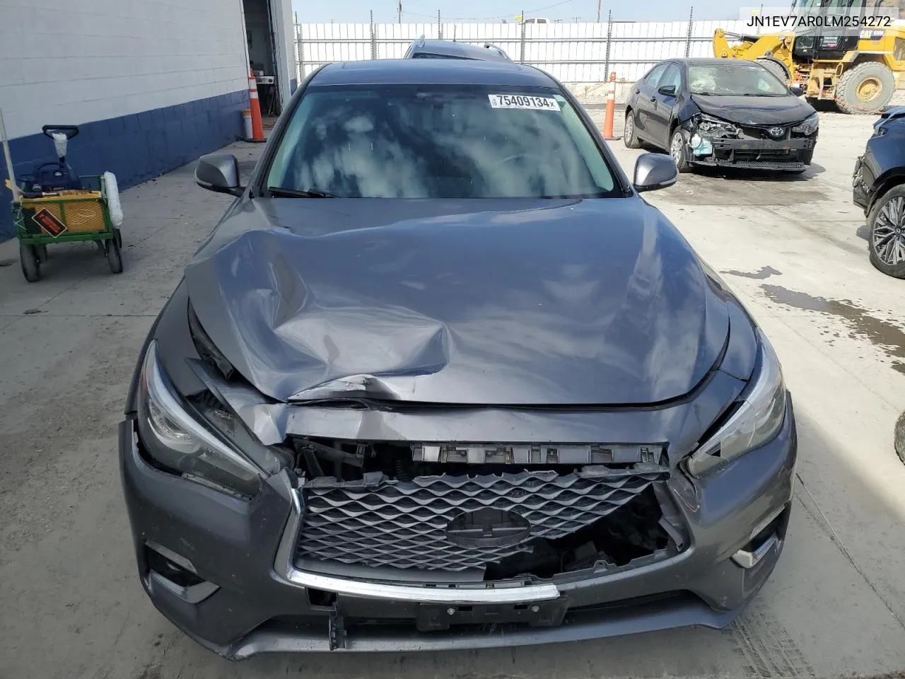 2020 Infiniti Q50 Pure VIN: JN1EV7AR0LM254272 Lot: 75409134