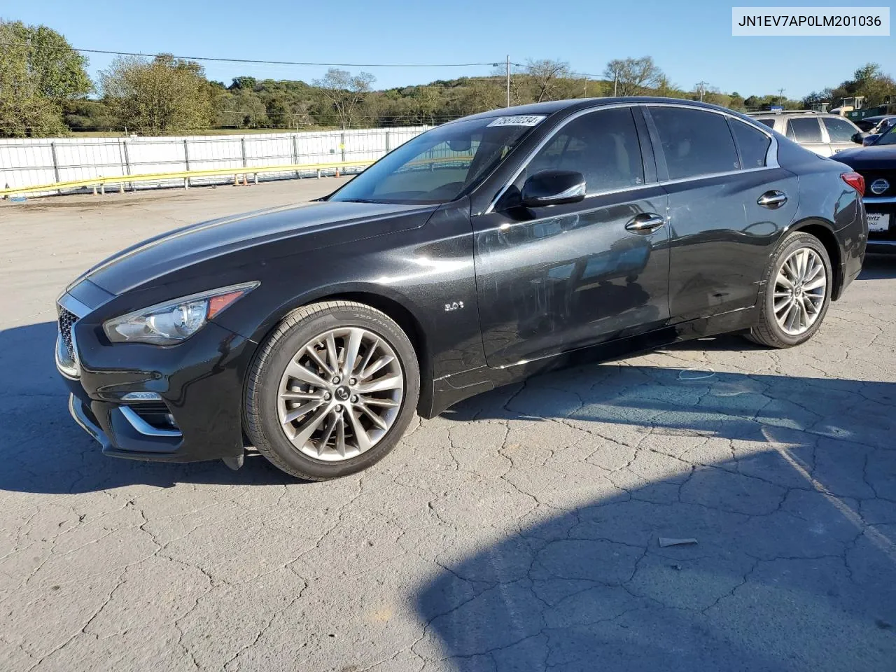 2020 Infiniti Q50 Pure VIN: JN1EV7AP0LM201036 Lot: 75670234