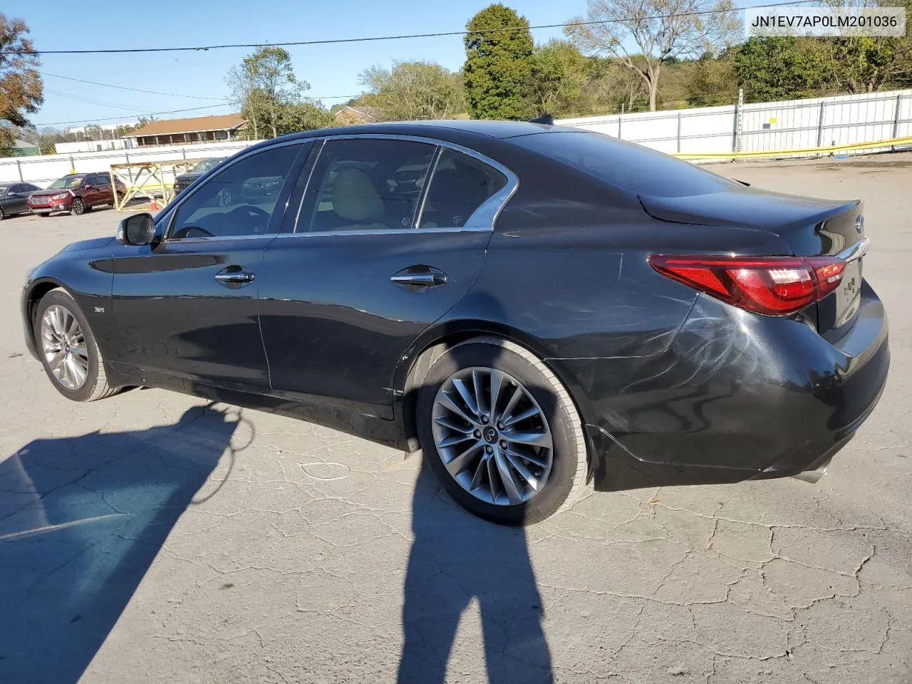 2020 Infiniti Q50 Pure VIN: JN1EV7AP0LM201036 Lot: 75670234