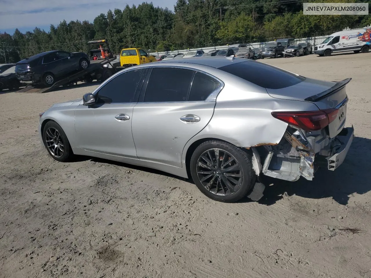 2020 Infiniti Q50 Pure VIN: JN1EV7APXLM208060 Lot: 76011464