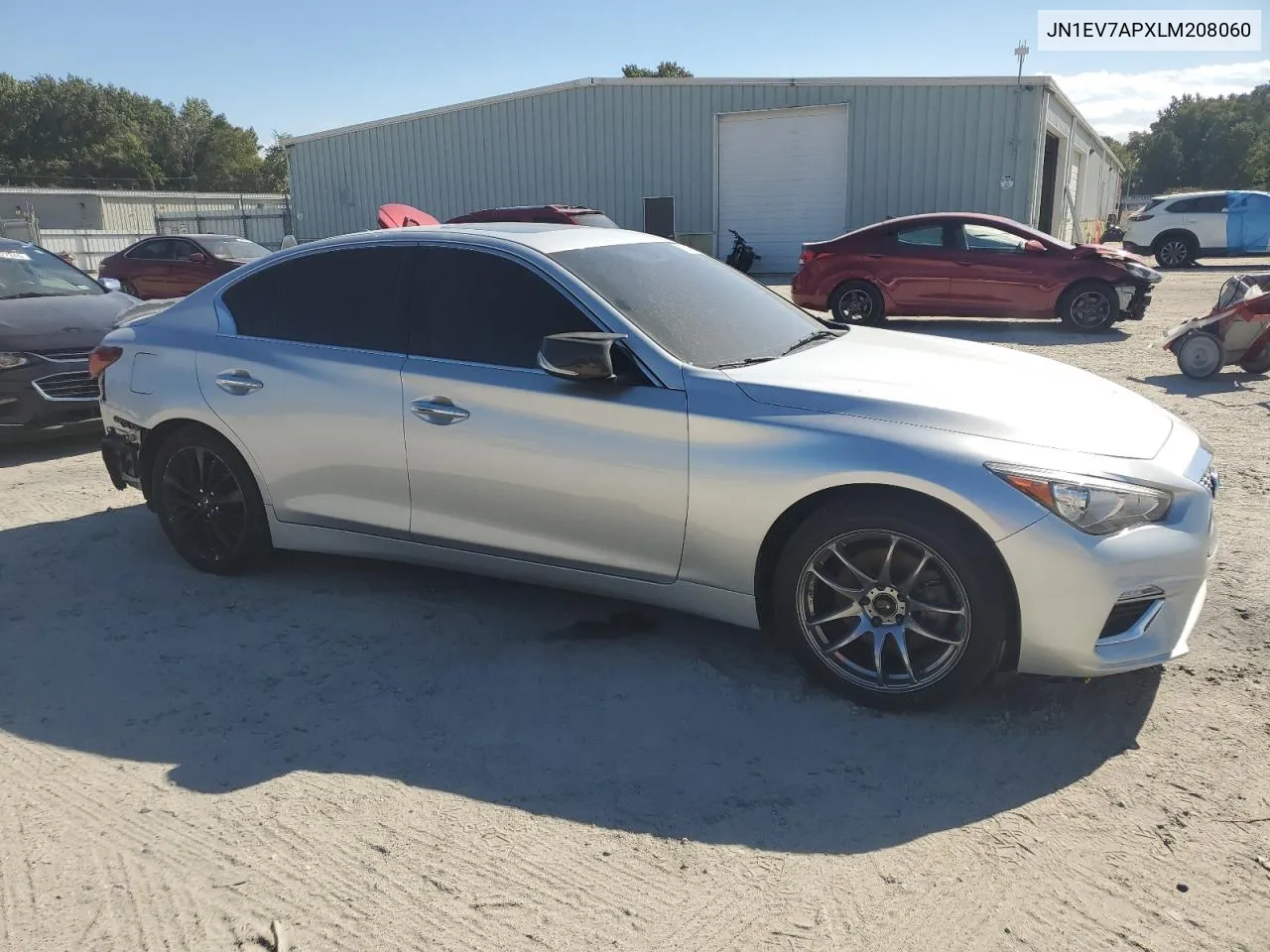 2020 Infiniti Q50 Pure VIN: JN1EV7APXLM208060 Lot: 76011464