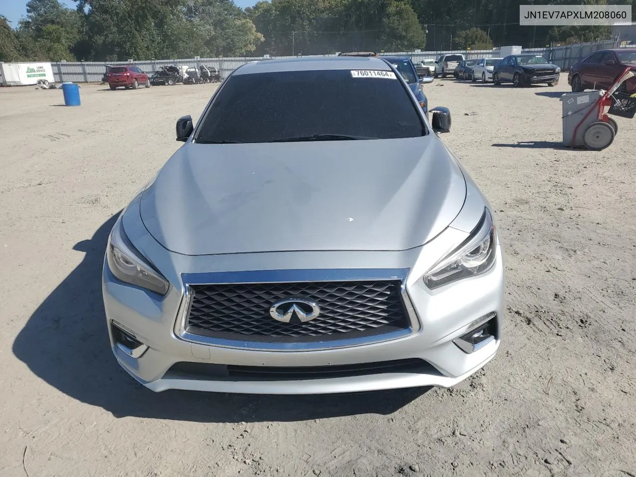 2020 Infiniti Q50 Pure VIN: JN1EV7APXLM208060 Lot: 76011464