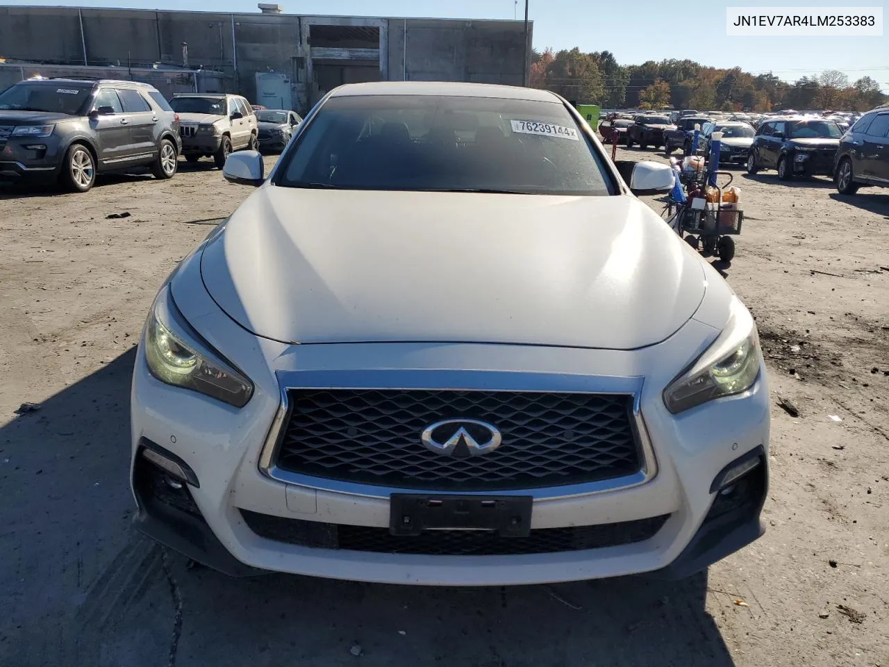 2020 Infiniti Q50 Pure VIN: JN1EV7AR4LM253383 Lot: 76239144