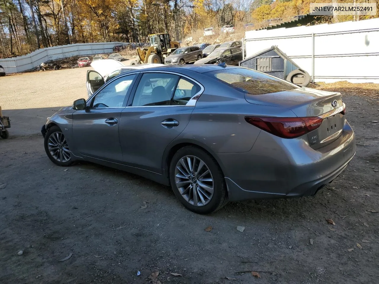 2020 Infiniti Q50 Pure VIN: JN1EV7AR2LM252491 Lot: 76359194