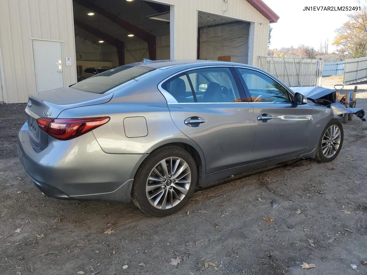 2020 Infiniti Q50 Pure VIN: JN1EV7AR2LM252491 Lot: 76359194