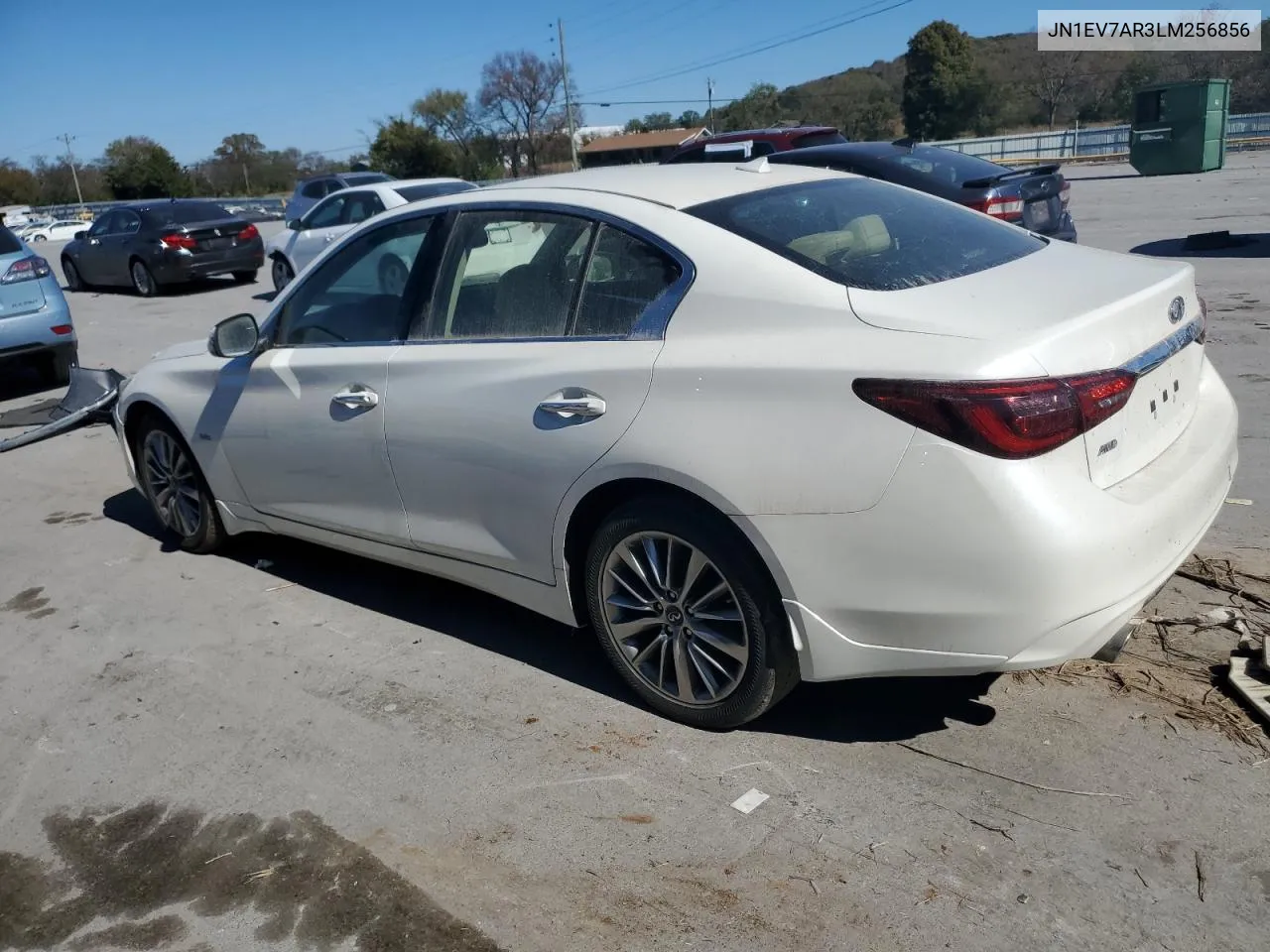 2020 Infiniti Q50 Pure VIN: JN1EV7AR3LM256856 Lot: 77366164