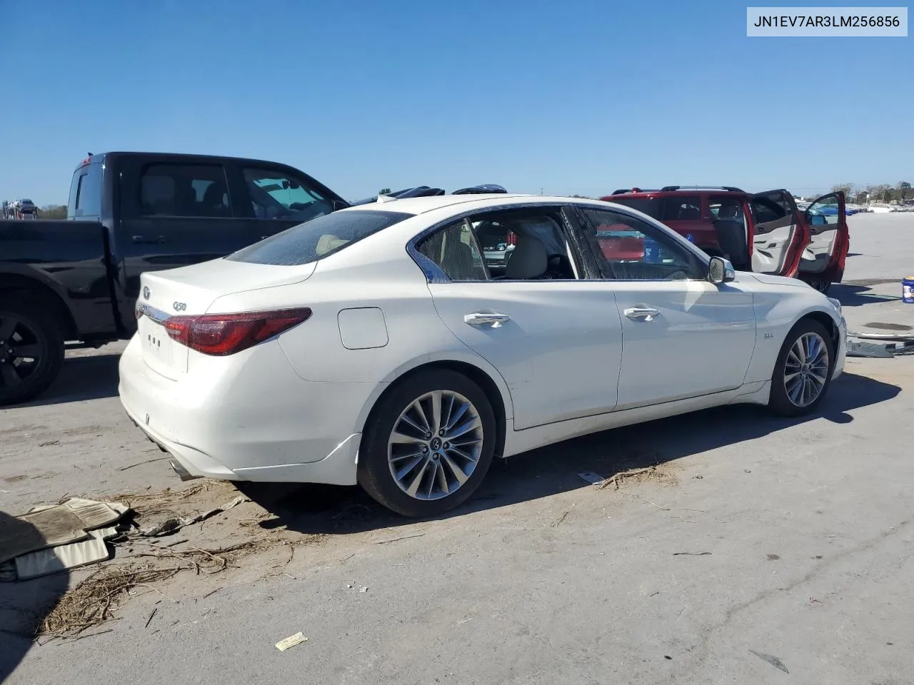 2020 Infiniti Q50 Pure VIN: JN1EV7AR3LM256856 Lot: 77366164