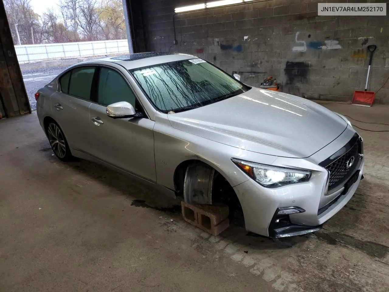 2020 Infiniti Q50 Pure VIN: JN1EV7AR4LM252170 Lot: 80743854