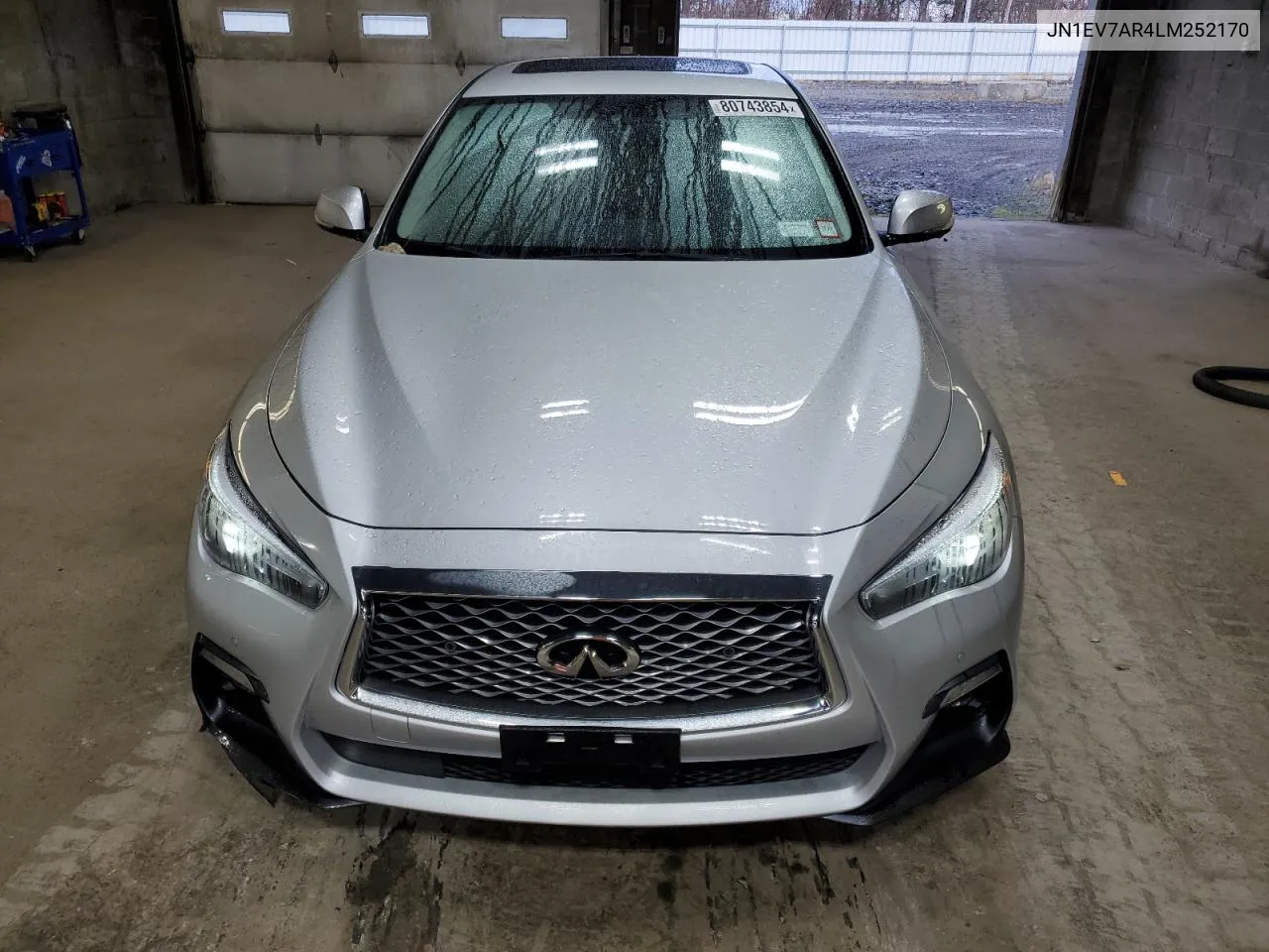 2020 Infiniti Q50 Pure VIN: JN1EV7AR4LM252170 Lot: 80743854