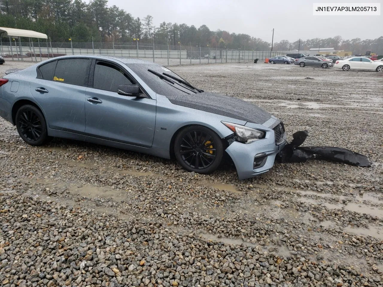 2020 Infiniti Q50 Pure VIN: JN1EV7AP3LM205713 Lot: 81649954