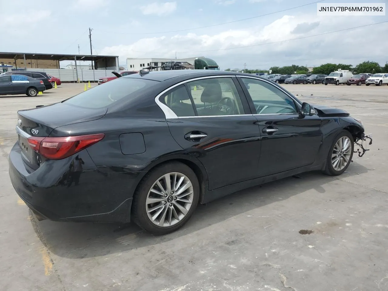 JN1EV7BP6MM701962 2021 Infiniti Q50 Luxe