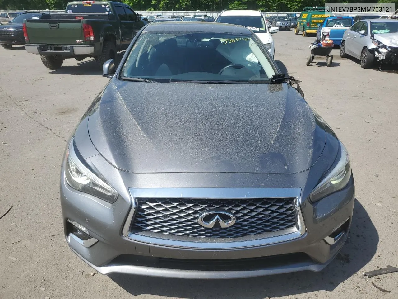 2021 Infiniti Q50 Luxe VIN: JN1EV7BP3MM703121 Lot: 55837404