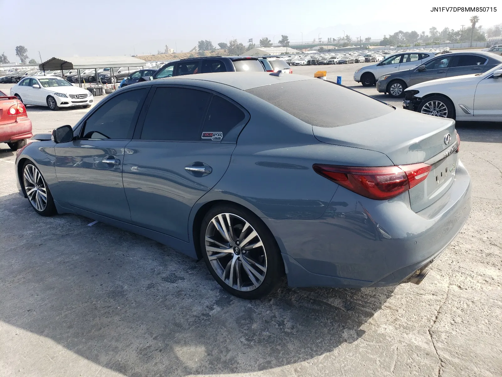 JN1FV7DP8MM850715 2021 Infiniti Q50 Red Sport 400