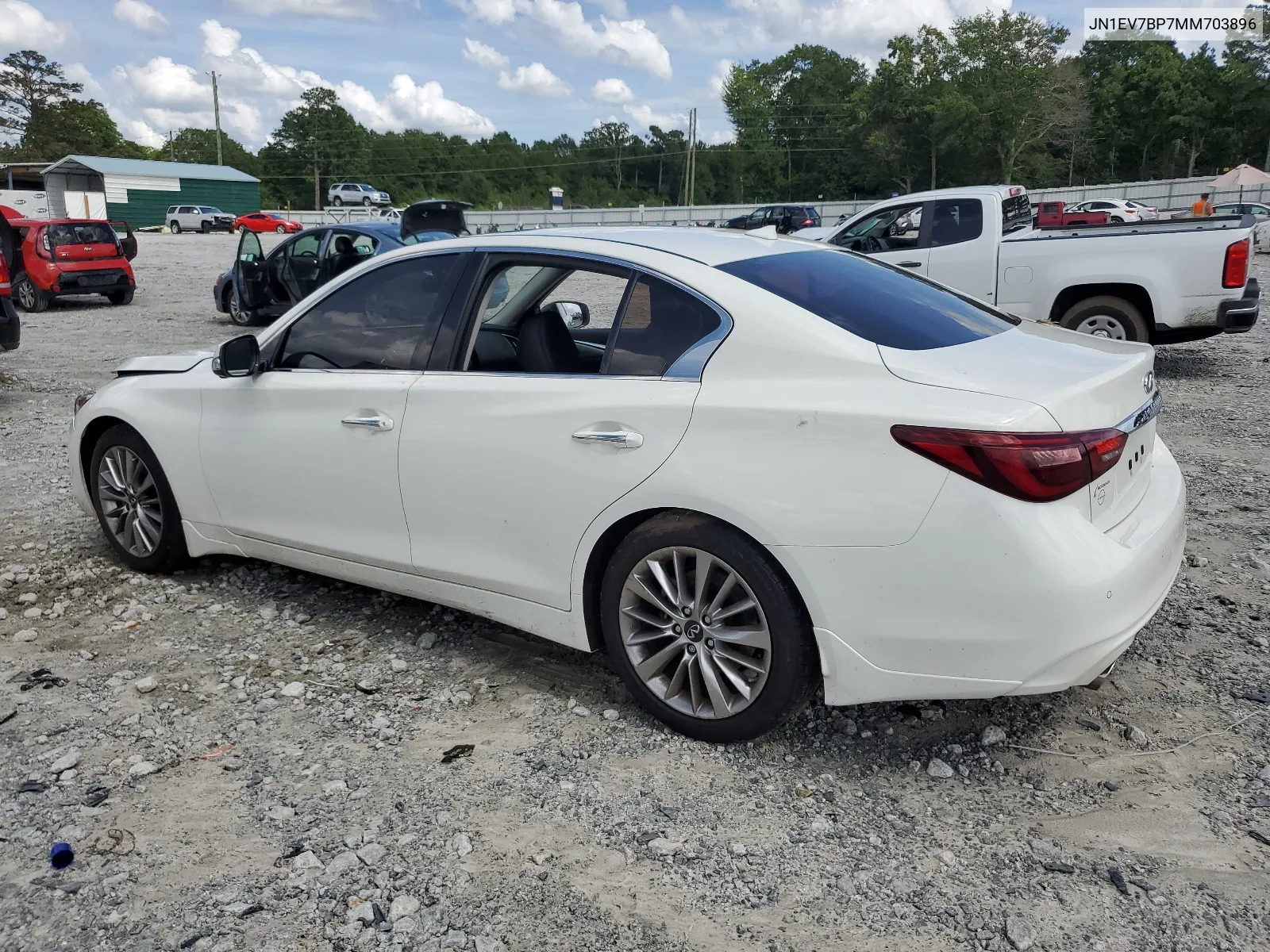 2021 Infiniti Q50 Luxe VIN: JN1EV7BP7MM703896 Lot: 59729224