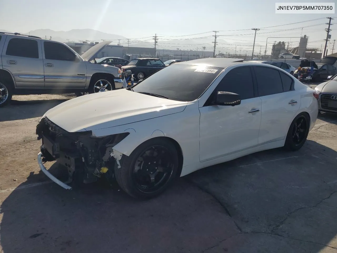 JN1EV7BP5MM707350 2021 Infiniti Q50 Luxe