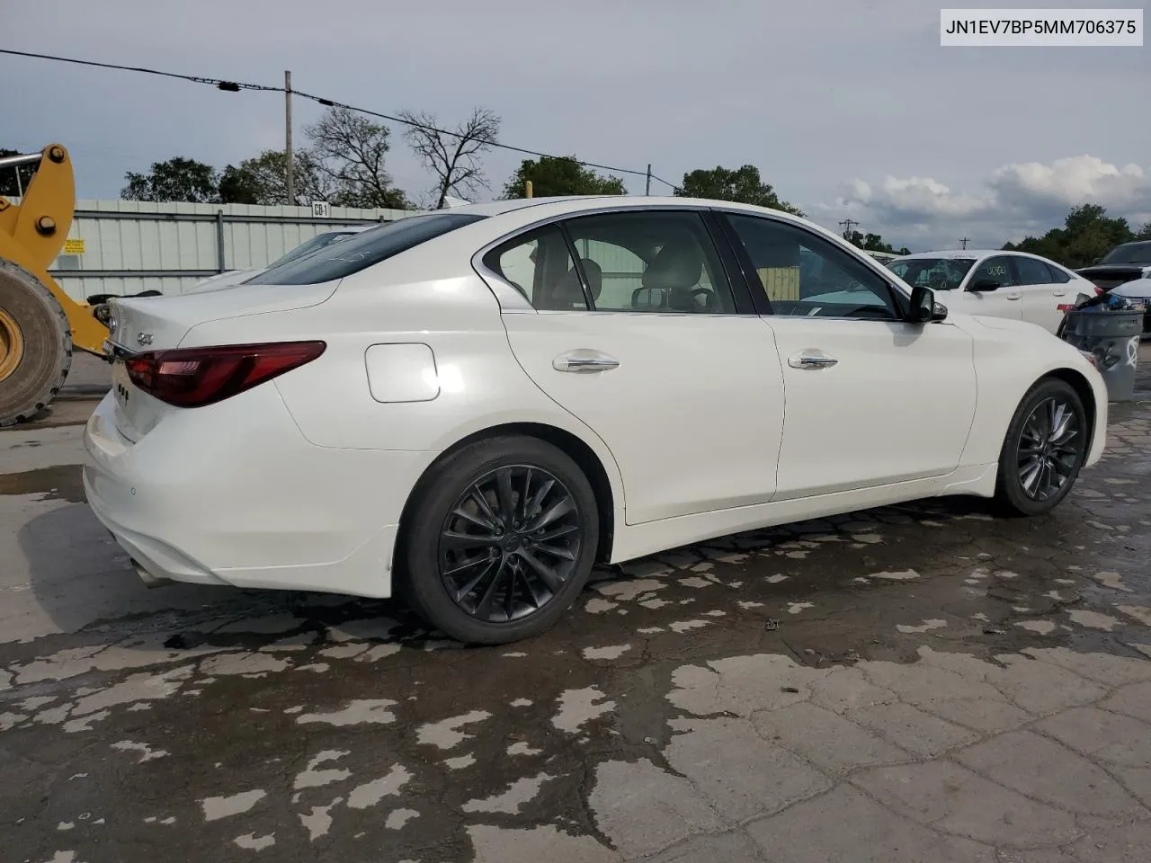 JN1EV7BP5MM706375 2021 Infiniti Q50 Luxe