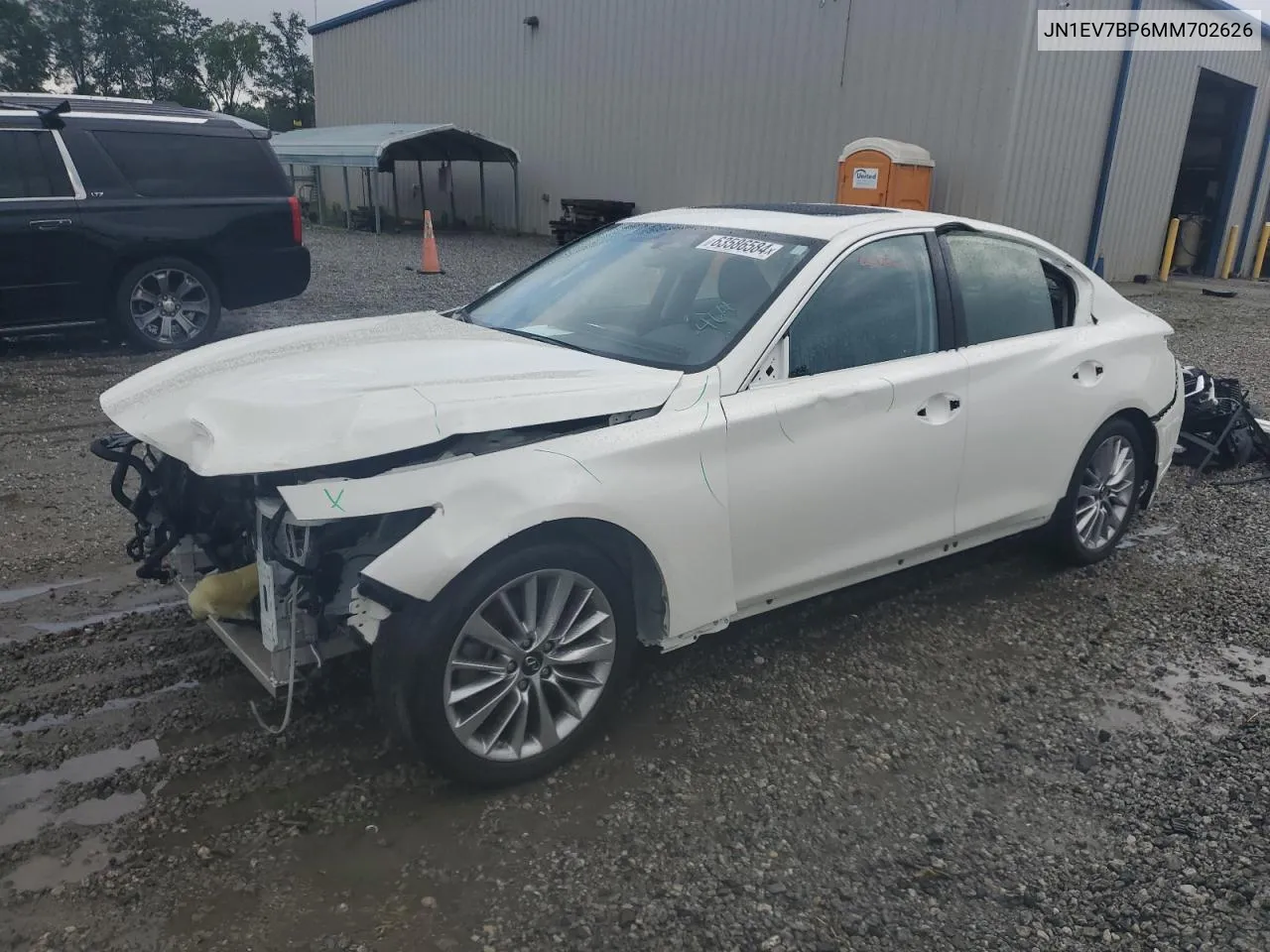 JN1EV7BP6MM702626 2021 Infiniti Q50 Luxe