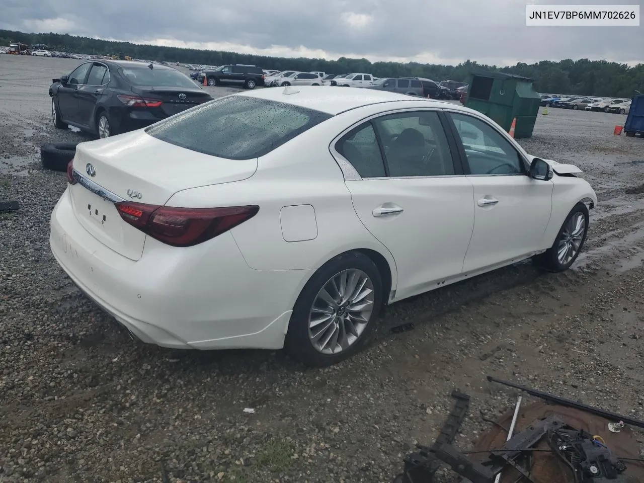 JN1EV7BP6MM702626 2021 Infiniti Q50 Luxe