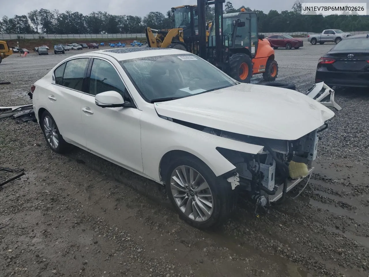 JN1EV7BP6MM702626 2021 Infiniti Q50 Luxe