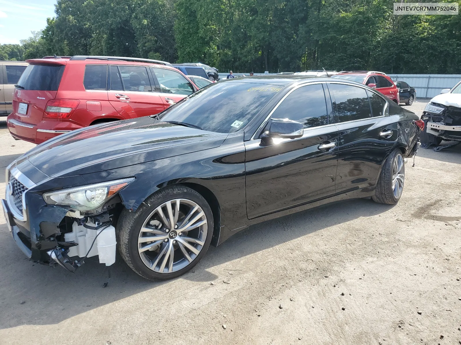 2021 Infiniti Q50 Sensory VIN: JN1EV7CR7MM752046 Lot: 64491754