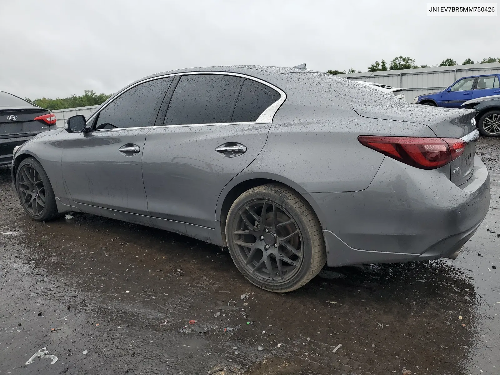 2021 Infiniti Q50 Luxe VIN: JN1EV7BR5MM750426 Lot: 66496584