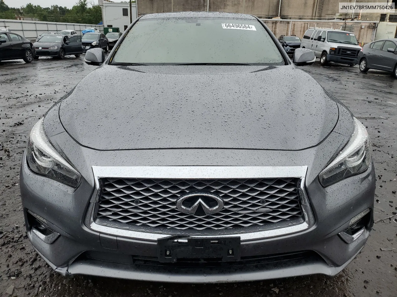 2021 Infiniti Q50 Luxe VIN: JN1EV7BR5MM750426 Lot: 66496584