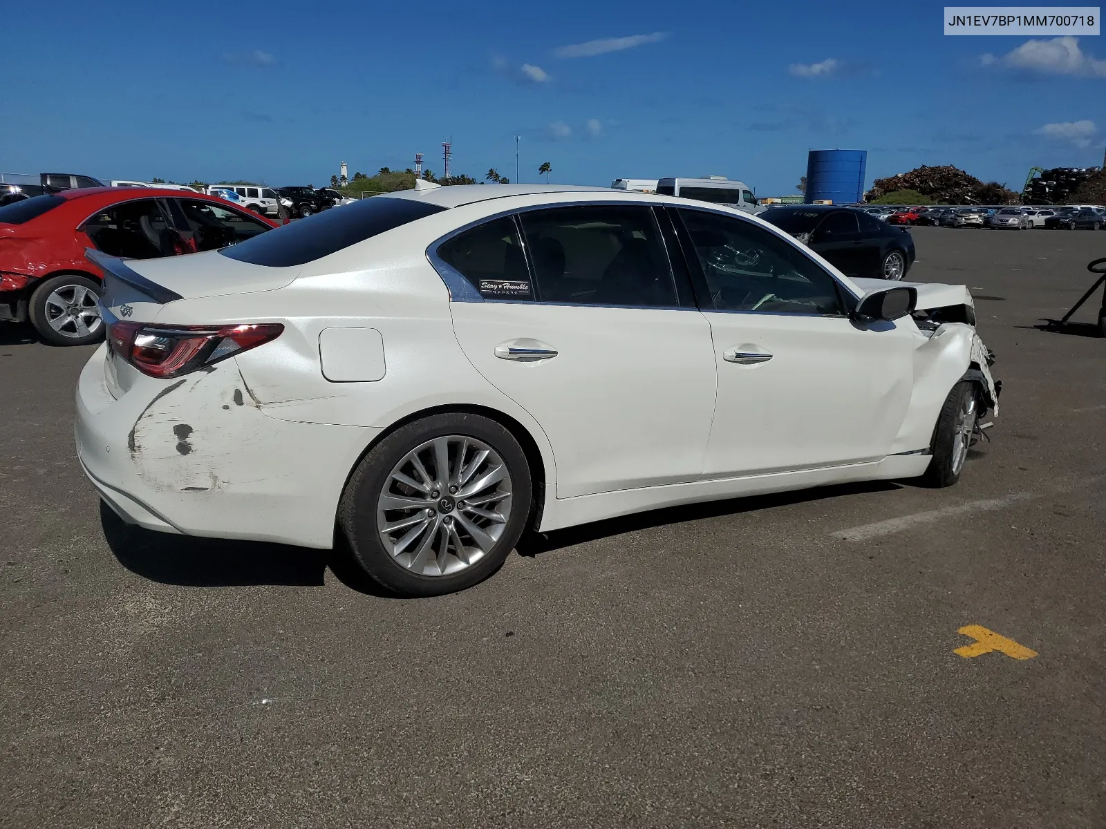 JN1EV7BP1MM700718 2021 Infiniti Q50 Luxe