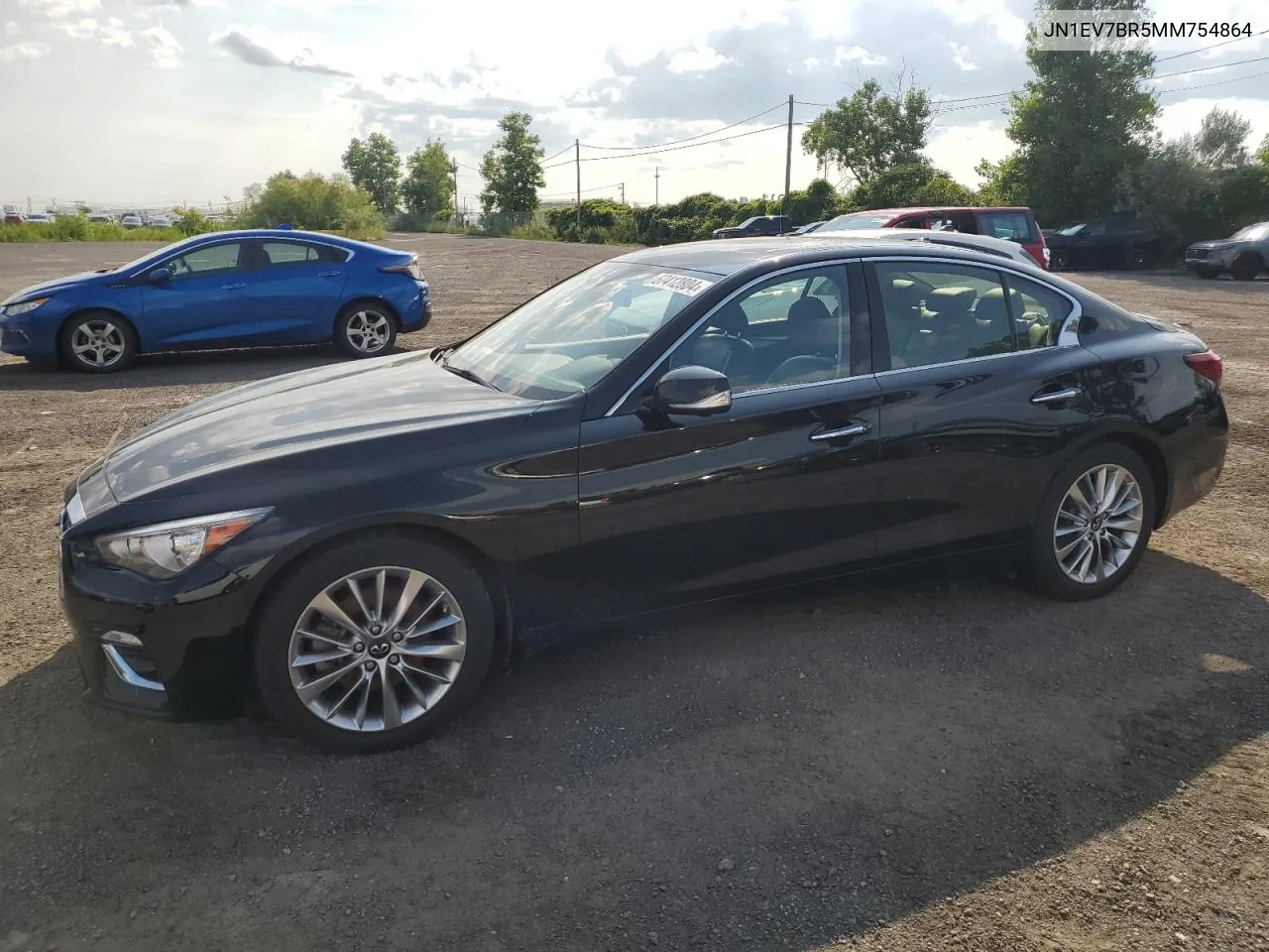 2021 Infiniti Q50 Luxe VIN: JN1EV7BR5MM754864 Lot: 67412804