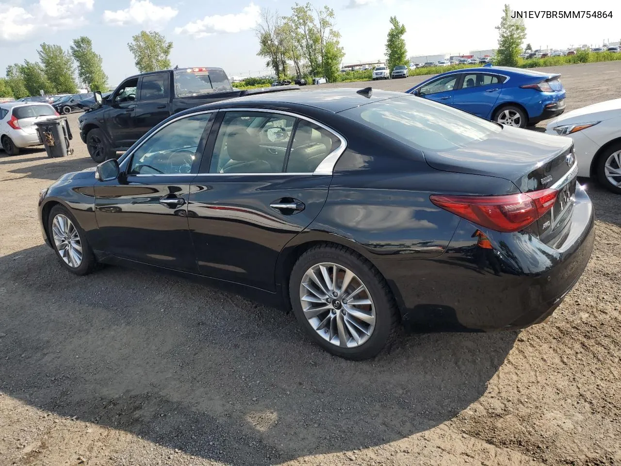 2021 Infiniti Q50 Luxe VIN: JN1EV7BR5MM754864 Lot: 67412804