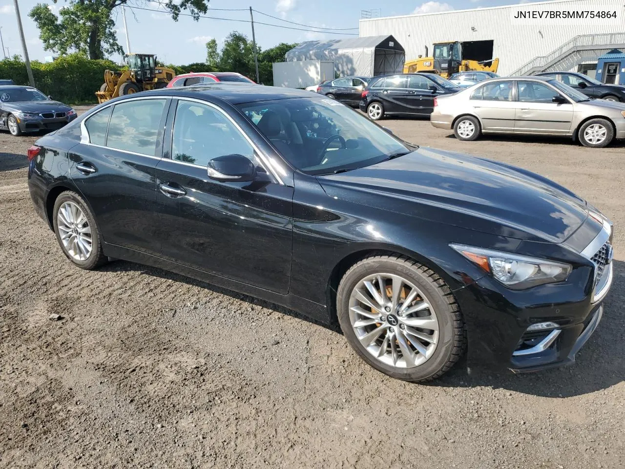 2021 Infiniti Q50 Luxe VIN: JN1EV7BR5MM754864 Lot: 67412804