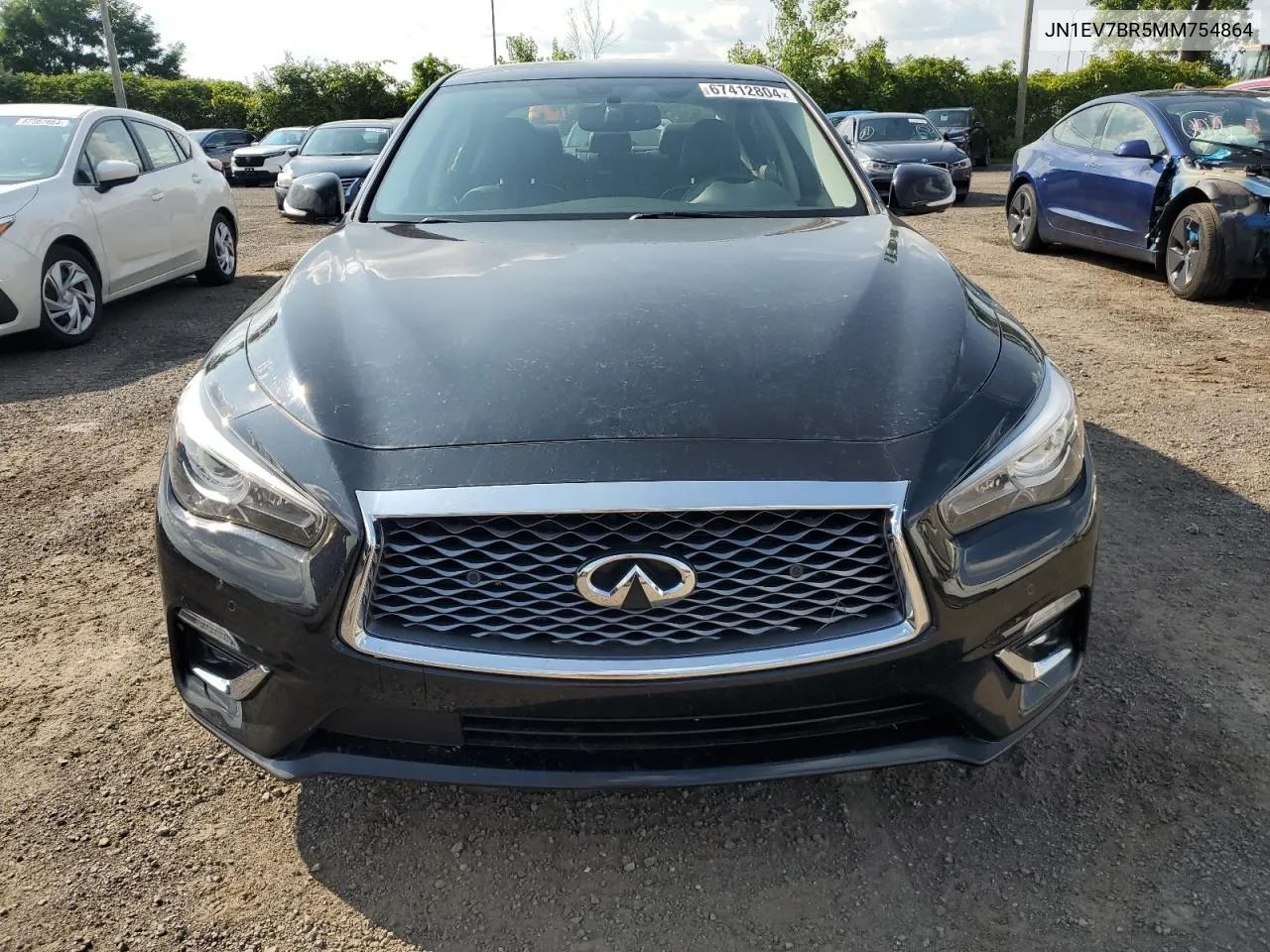 2021 Infiniti Q50 Luxe VIN: JN1EV7BR5MM754864 Lot: 67412804