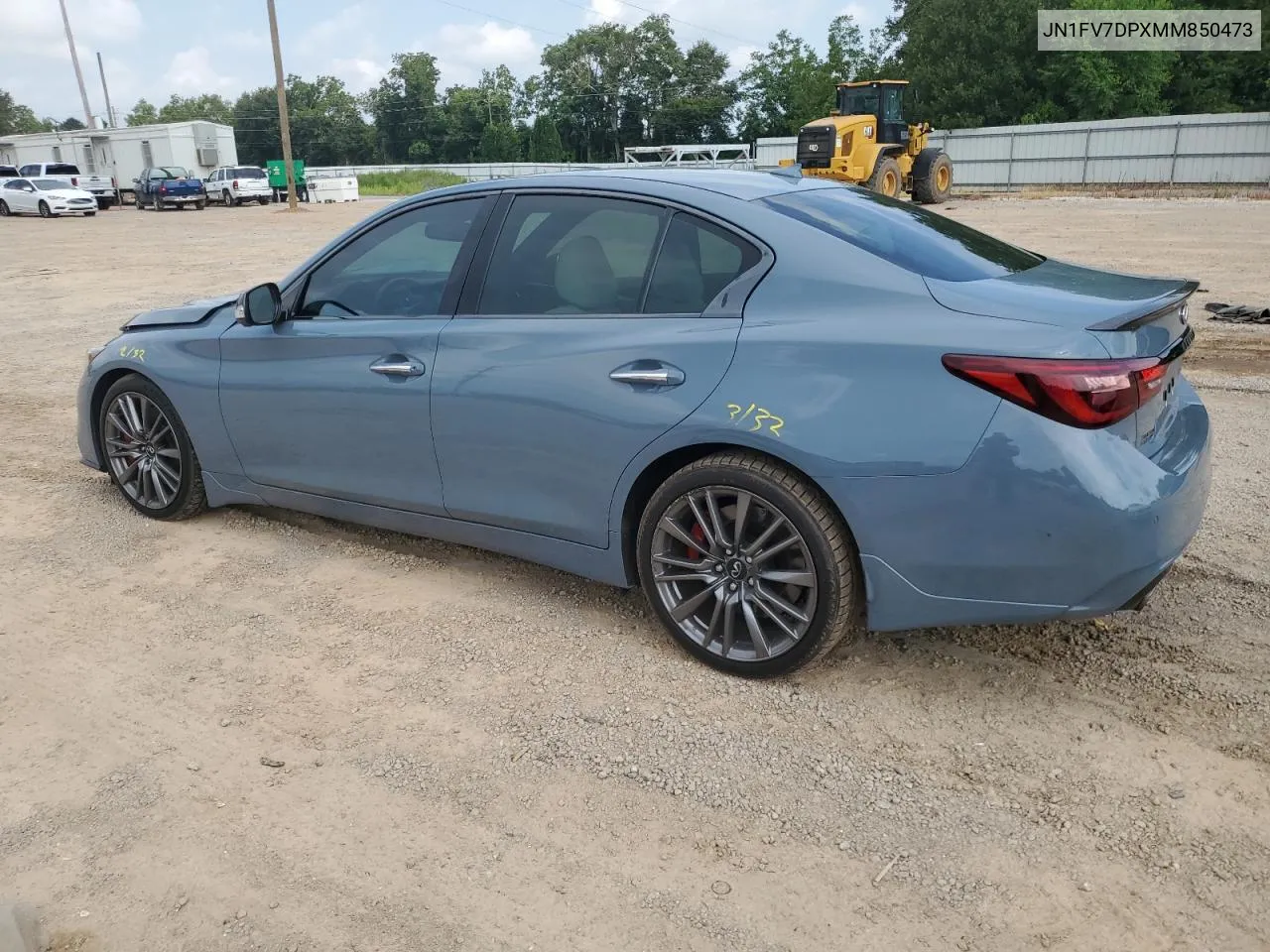 2021 Infiniti Q50 Red Sport 400 VIN: JN1FV7DPXMM850473 Lot: 67663204