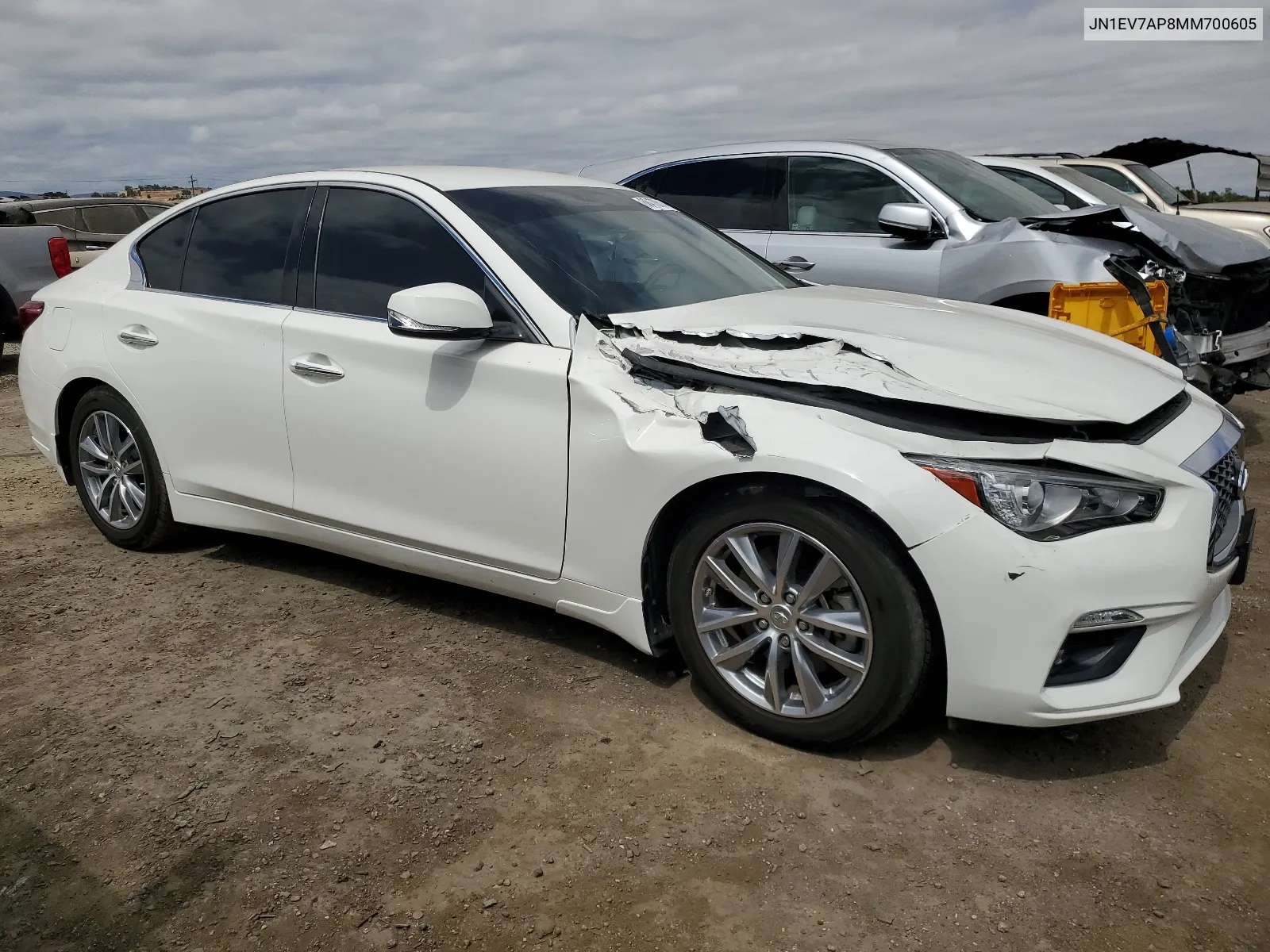 JN1EV7AP8MM700605 2021 Infiniti Q50 Pure