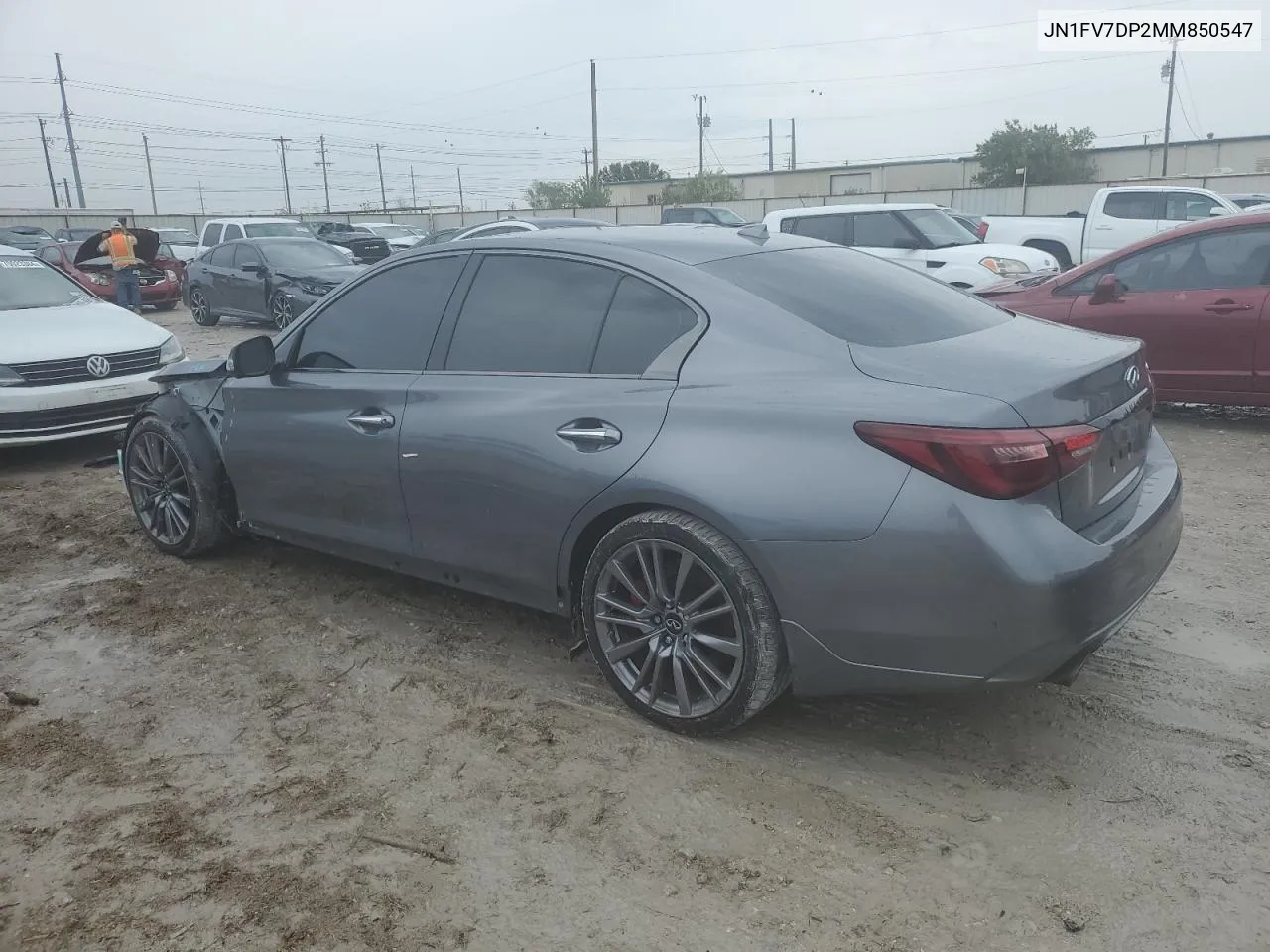 JN1FV7DP2MM850547 2021 Infiniti Q50 Red Sport 400