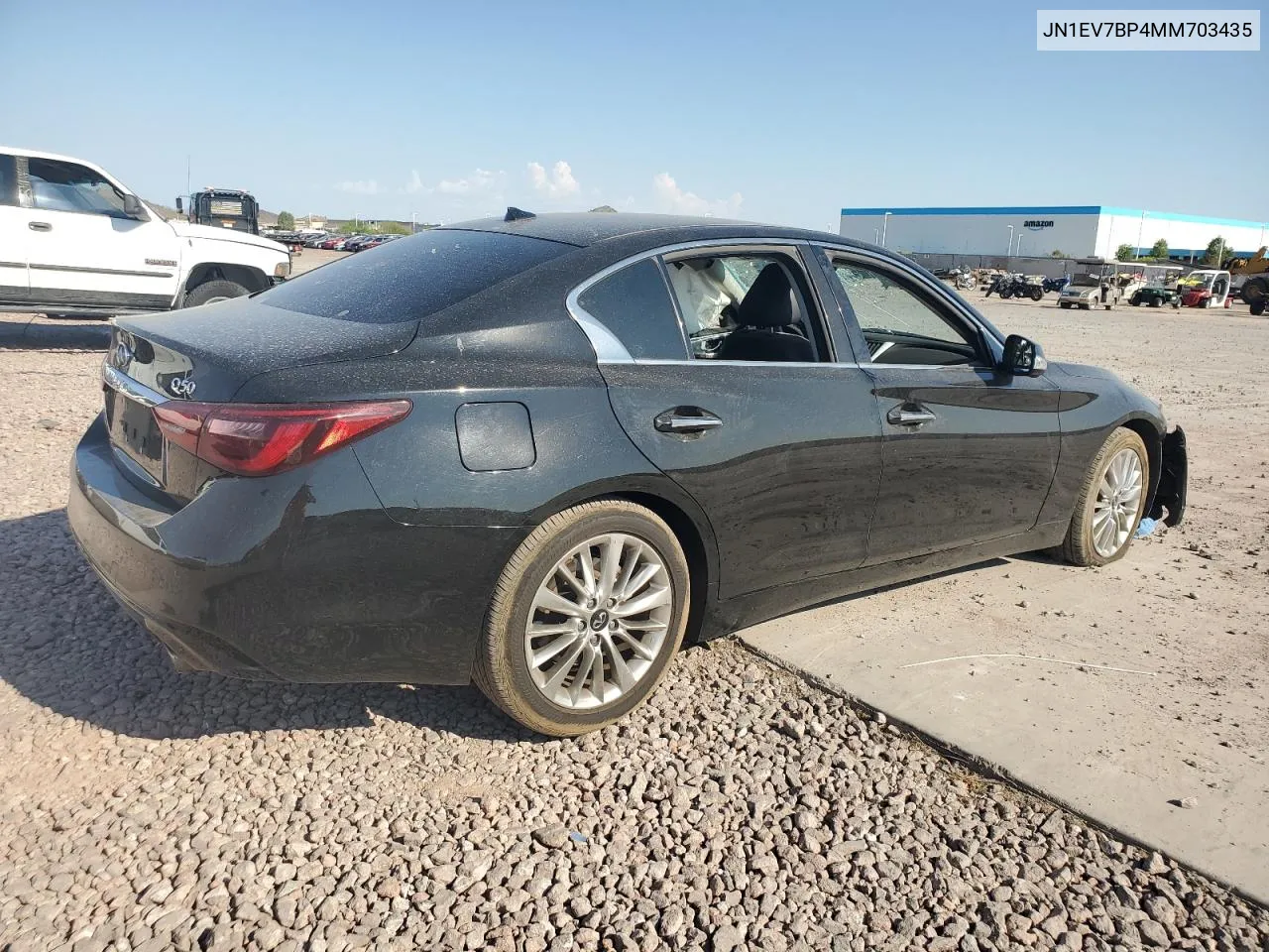 JN1EV7BP4MM703435 2021 Infiniti Q50 Luxe