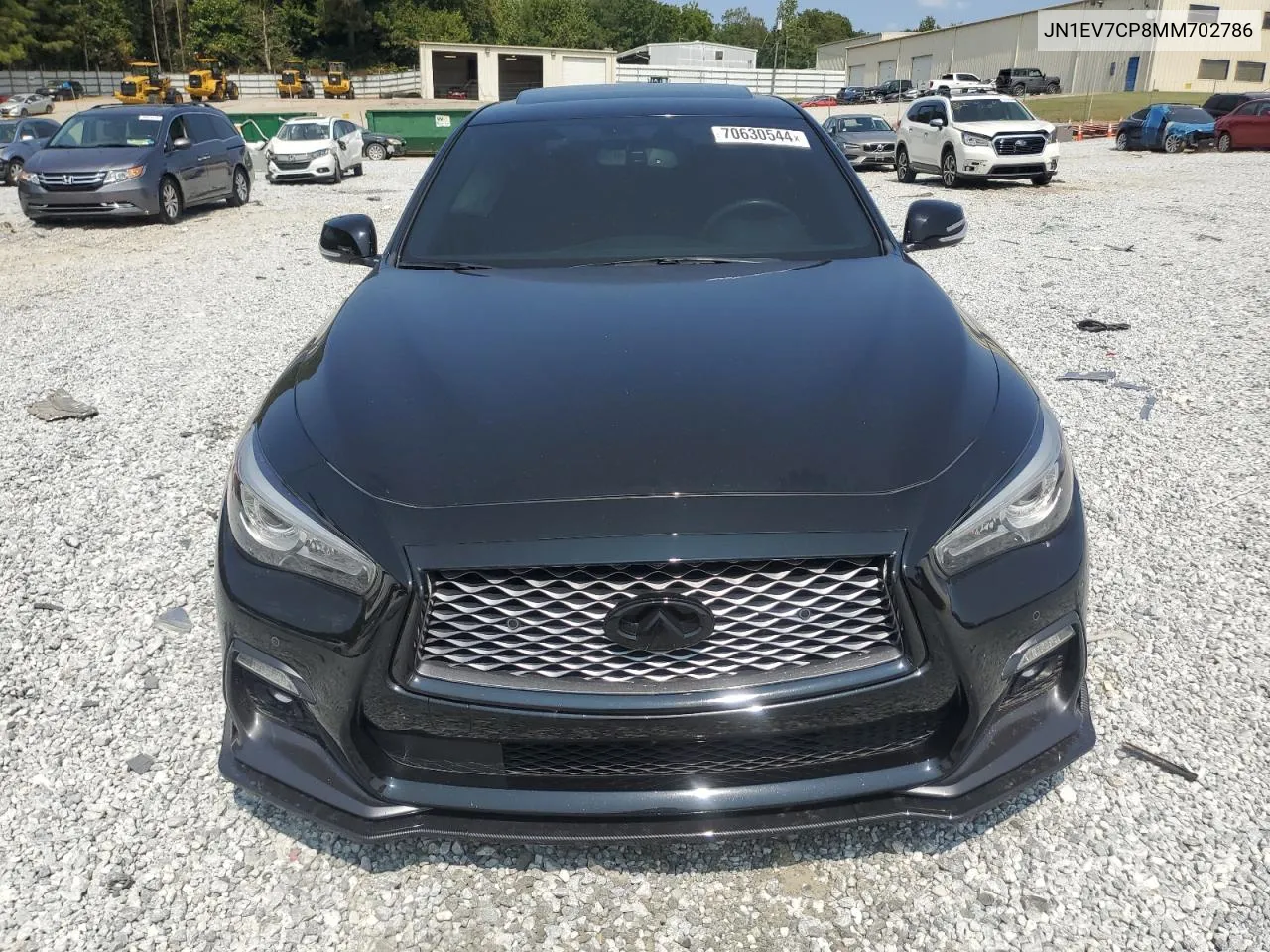 2021 Infiniti Q50 Sensory VIN: JN1EV7CP8MM702786 Lot: 70630544