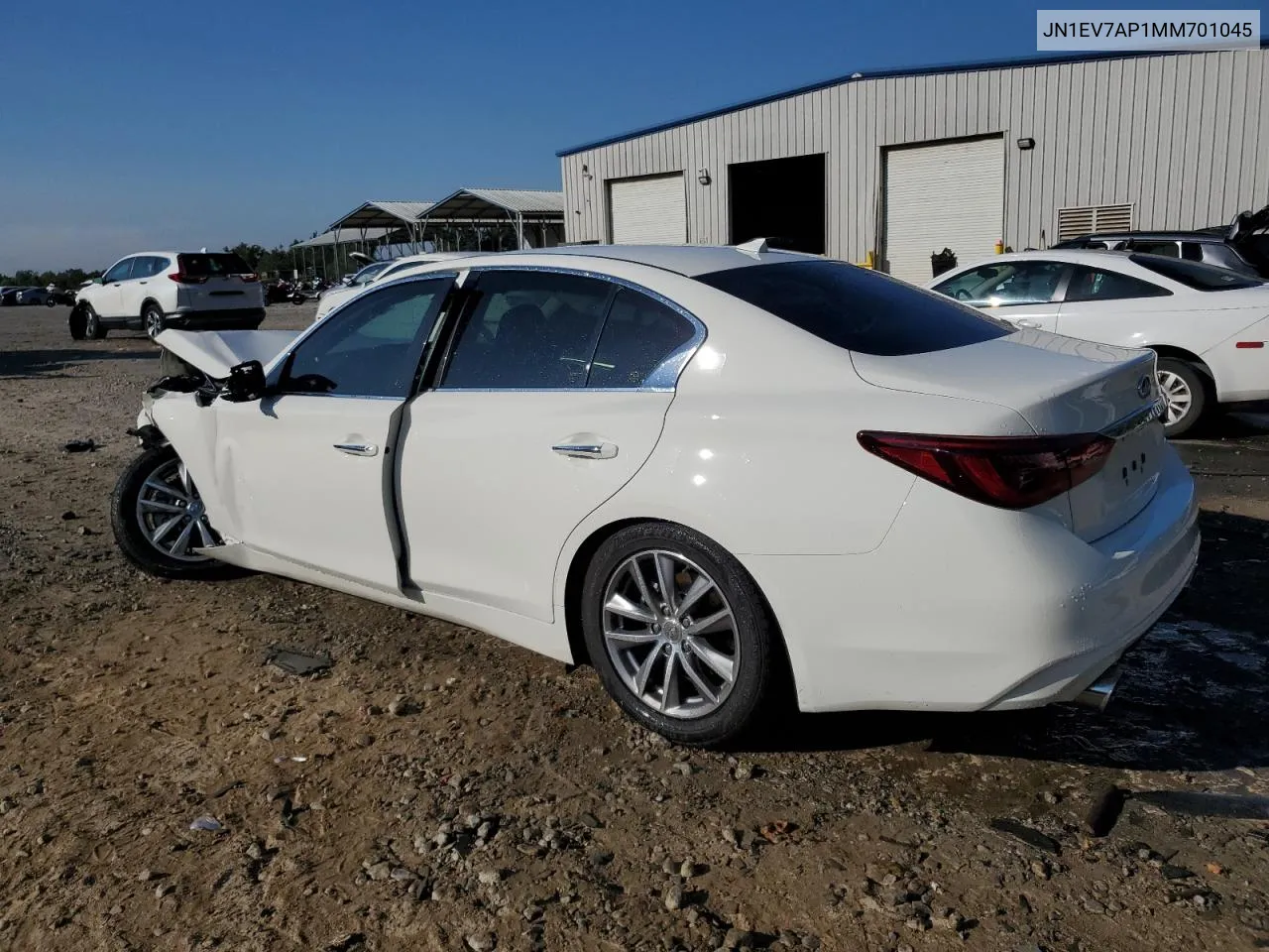 JN1EV7AP1MM701045 2021 Infiniti Q50 Pure