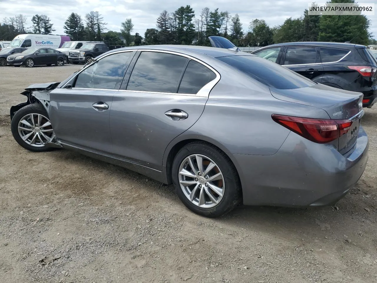 2021 Infiniti Q50 Pure VIN: JN1EV7APXMM700962 Lot: 70741454