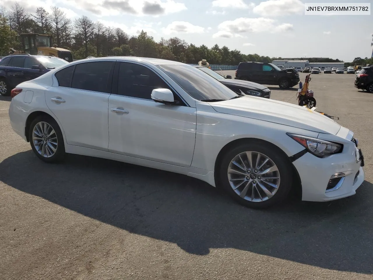 JN1EV7BRXMM751782 2021 Infiniti Q50 Luxe