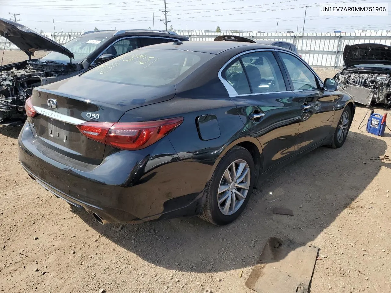 JN1EV7AR0MM751906 2021 Infiniti Q50 Pure