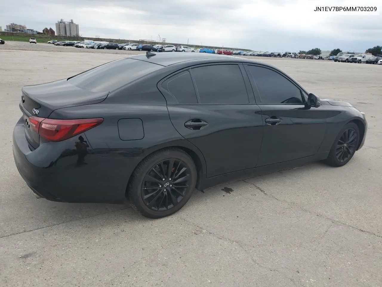 2021 Infiniti Q50 Luxe VIN: JN1EV7BP6MM703209 Lot: 71867804