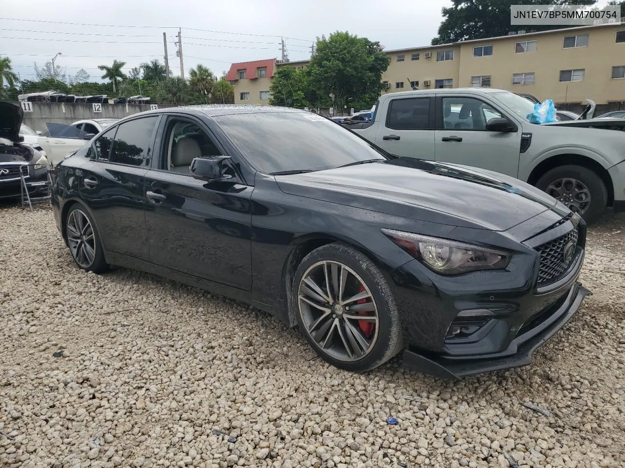 JN1EV7BP5MM700754 2021 Infiniti Q50 Luxe