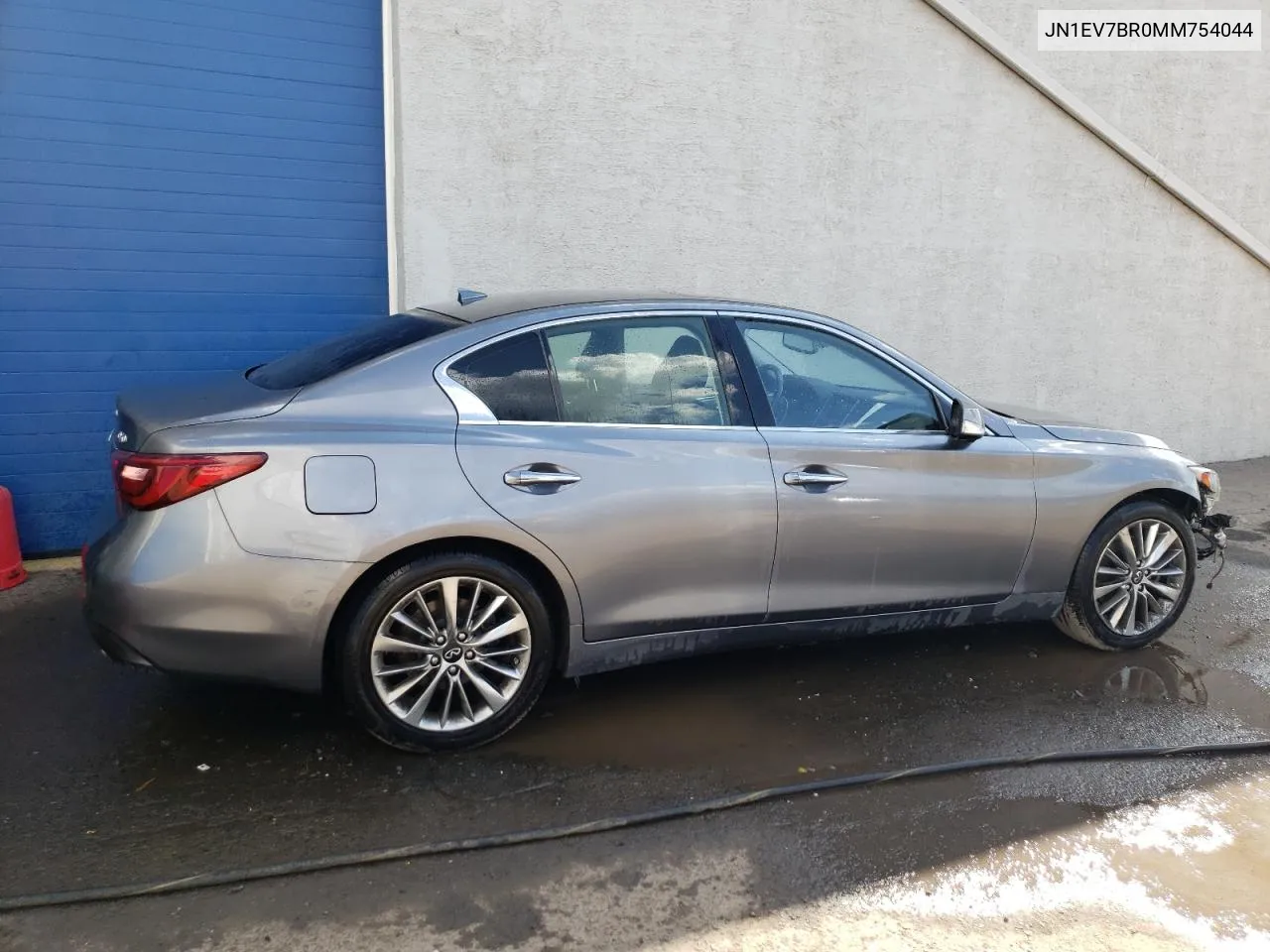 2021 Infiniti Q50 Luxe VIN: JN1EV7BR0MM754044 Lot: 72389874