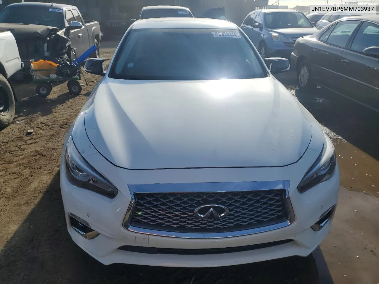 2021 Infiniti Q50 Luxe VIN: JN1EV7BP6MM703937 Lot: 72953344